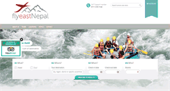 Desktop Screenshot of flyeastnepal.com